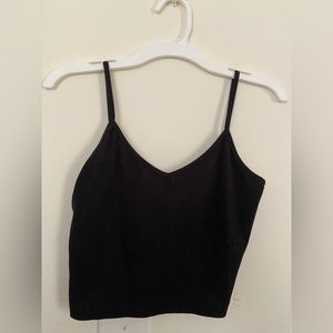 Shein knot back crop top